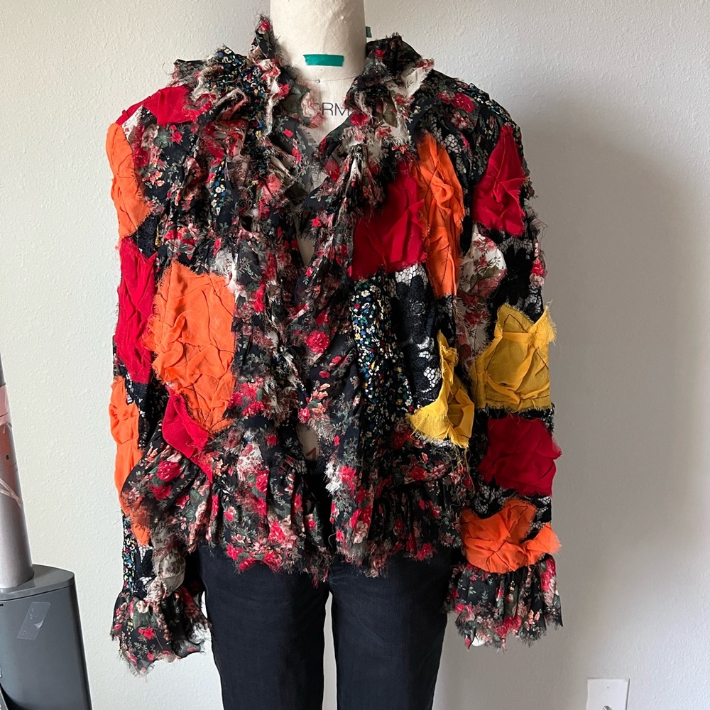 Moschino vintage patchwork blazer